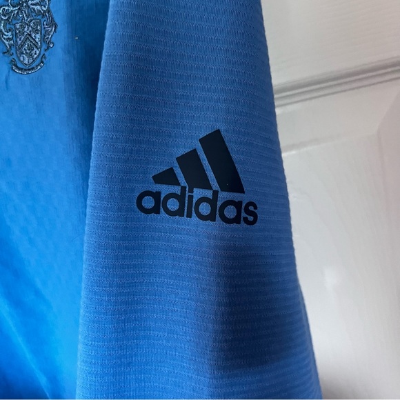 Adidas COLD.RDY Quarter 1/4 Zip Pullover Men's Large Light Blue Golf EUC Active - Picture 4 of 5